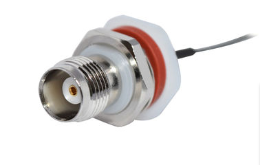 1.37mm Micro Coaxial 50 Ohm Bulkhead TNC Straight Crimp Jack type RF Connector