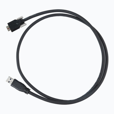 USB 3.0 Industrial Vision High-Flex Drag Chain Cable – Type-A to Micro-B with Screw Lock