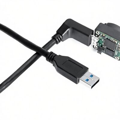 Industrial-Grade USB 3.0 Micro-B to Type-A High-Flex Vision Cable with Dual Screw Locks