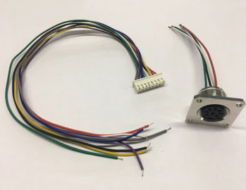 PBT Wiring AISG Connector 8 Pin Aviation Connector Flange Panel Mounting
