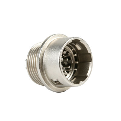 HR10A-10R-12PB Compatible 12-Pin Miniature Circular Connector Solder Type Receptacle