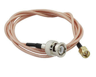 Straight Solderless Radio Frequency Connector For CCTV Surveillance Camera