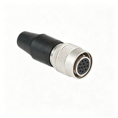HR10A-10P-12S 産業用カメラ・医療機器用 12ピン オス 丸型コネクタ プッシュプル プラグ