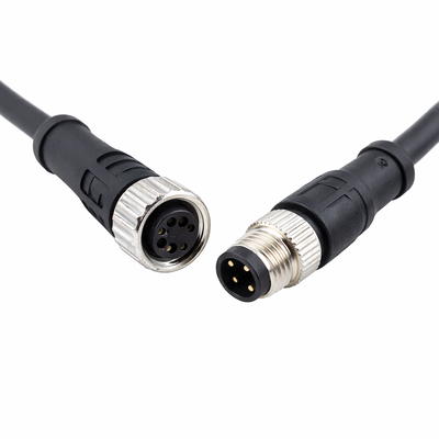 M8 円形 2-5PIN 男性&女性 IP67 防水Aコードセンサーコネクター